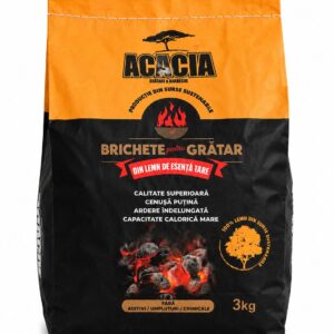 Carbune brichete pentru grătar ACACIA 3KG